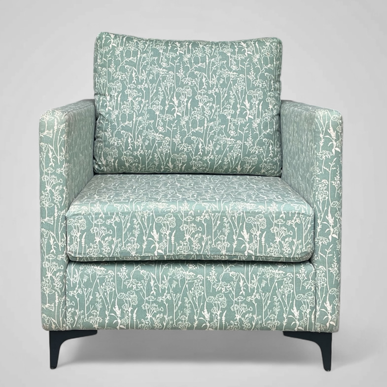 MID CENTURY UPHOLSTERED ARMCHAIR