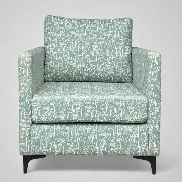 MID CENTURY UPHOLSTERED ARMCHAIR
